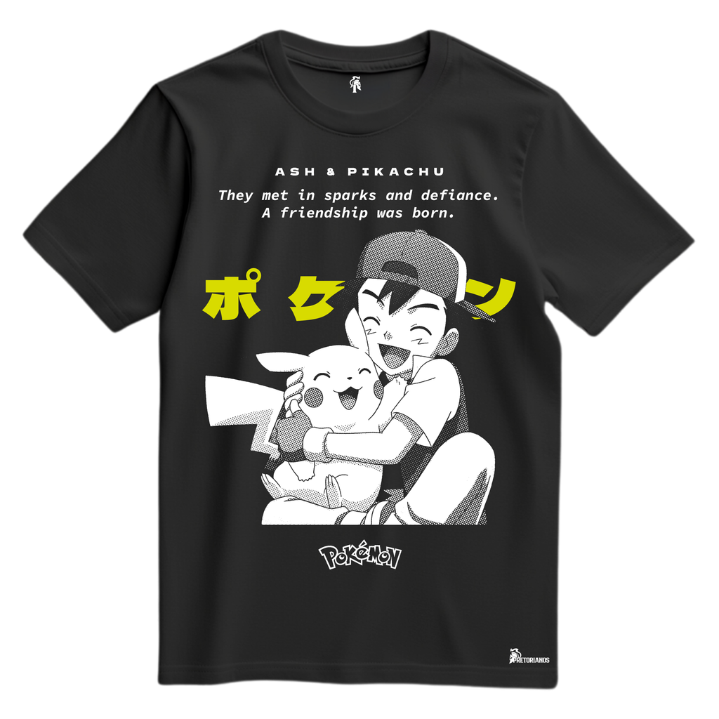 Playera Ash & Pikachu - Pokemon