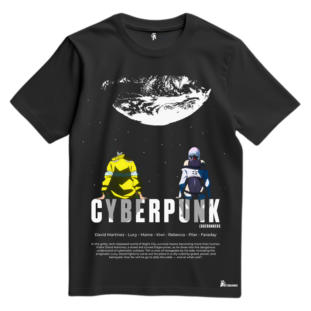 Playera David & Lucy - Cyberpunk
