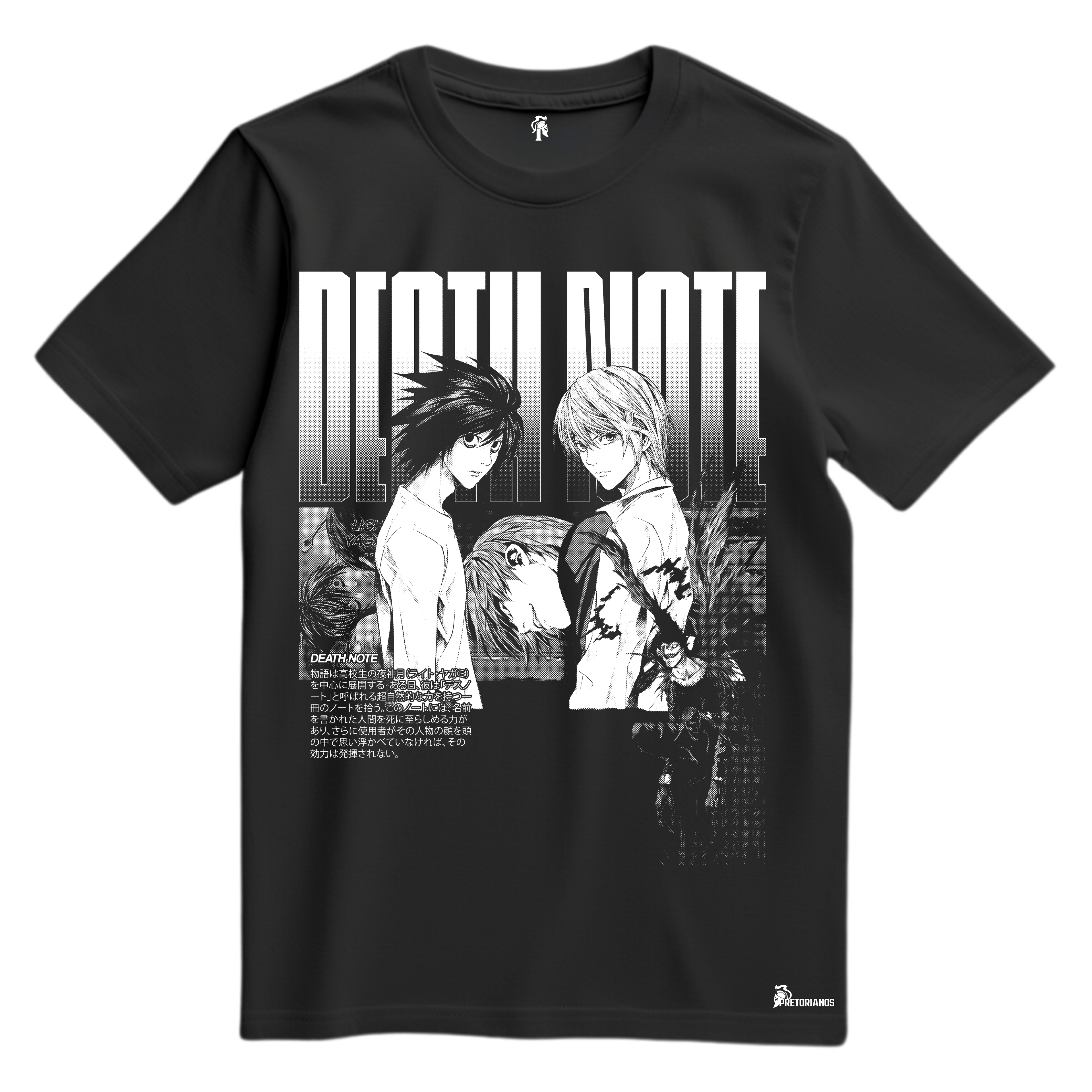 Playera Light Yagami & L - Death Note