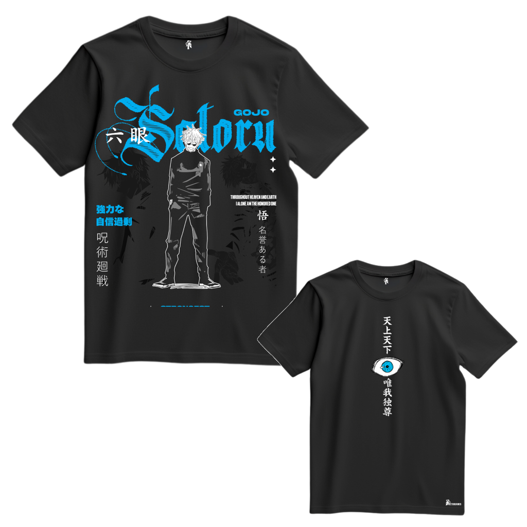 Playera Gojo Vol 3 Frontal y Espalda - Jujutsu Kaisen