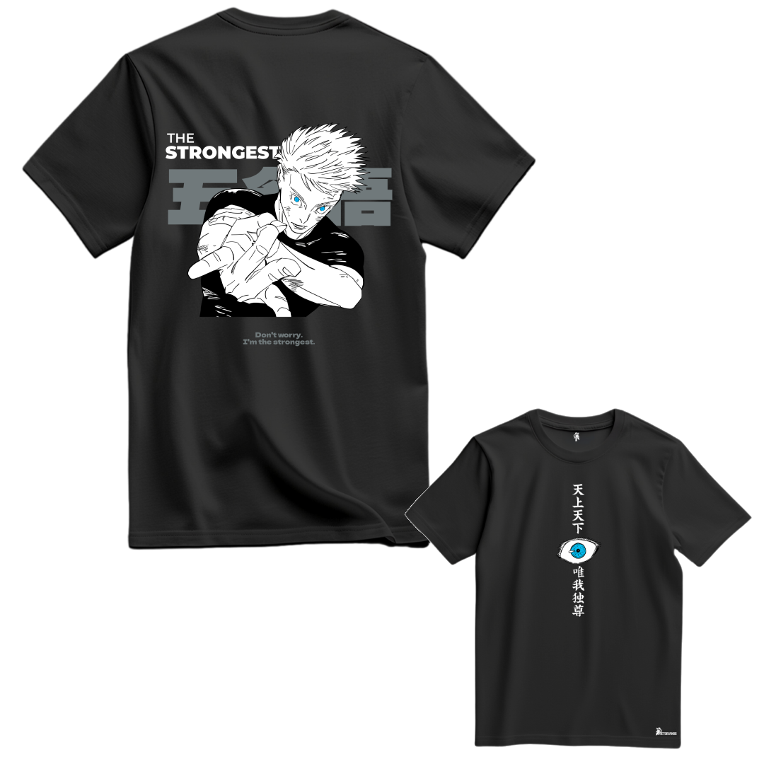 Playera Gojo Vol 3 Frontal y Espalda