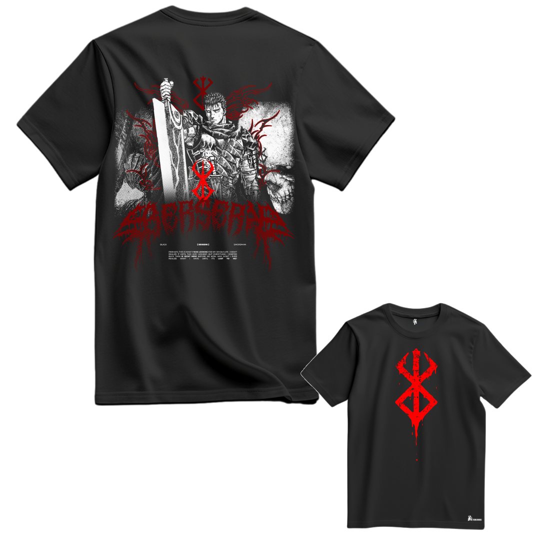 Playera Guts Vol 4 Frente y Espalda - Berserk