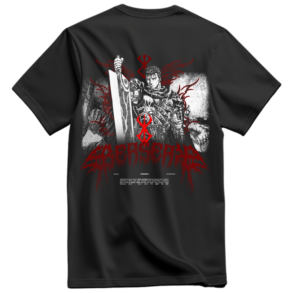 Playera Guts Vol 4 Frente y Espalda - Berserk