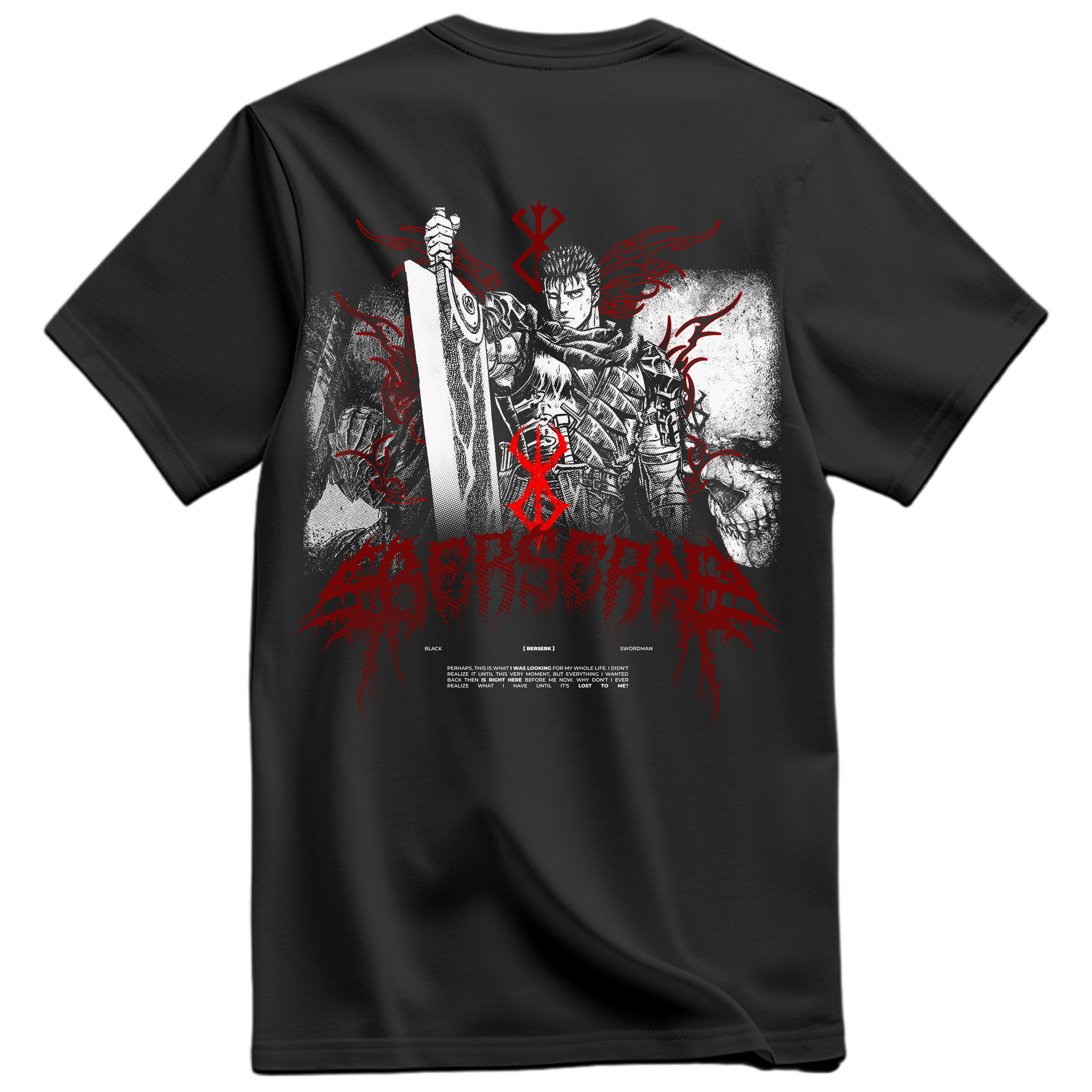 Playera Guts Vol 4 Frente y Espalda - Berserk