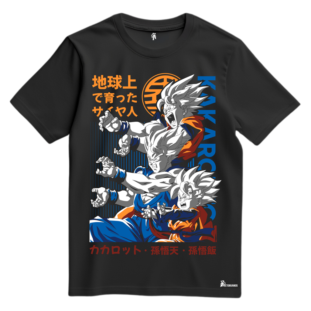 Playera Goku & Gohan & Goten - Dragon Ball Z