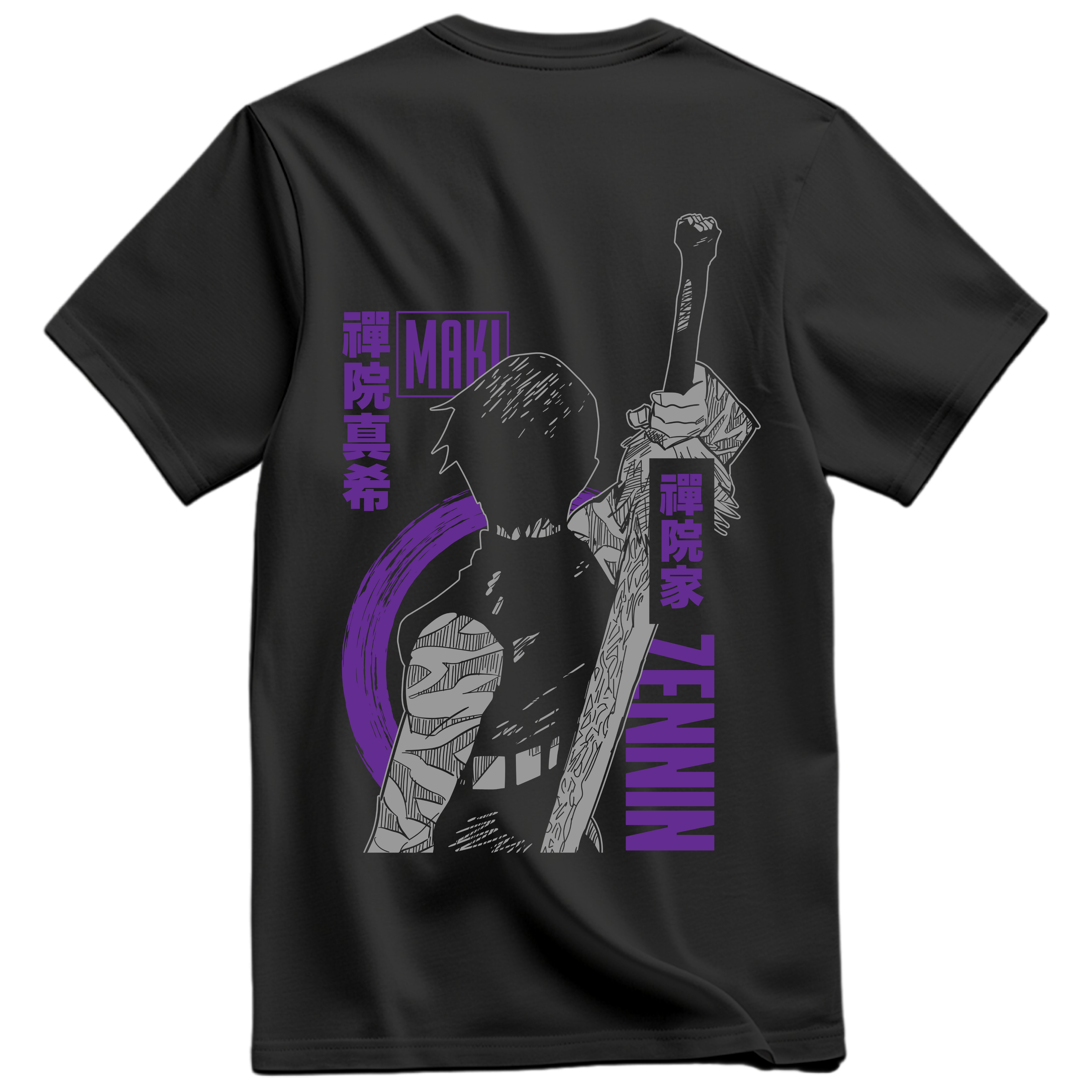 Playera Maki Frontal y Espalda Vol 2