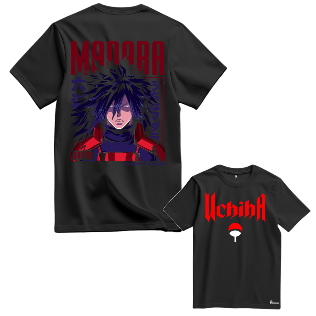 Playera Madara Vol 2 Frente y Espalda - Naruto