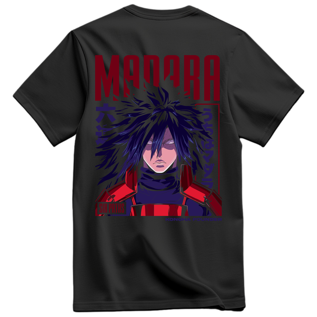 Playera Madara Vol 2 Frente y Espalda - Naruto