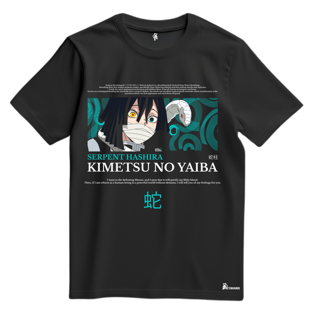 Playera Obanai Pilar de la Serpiente - Kimetsu No Yaiba