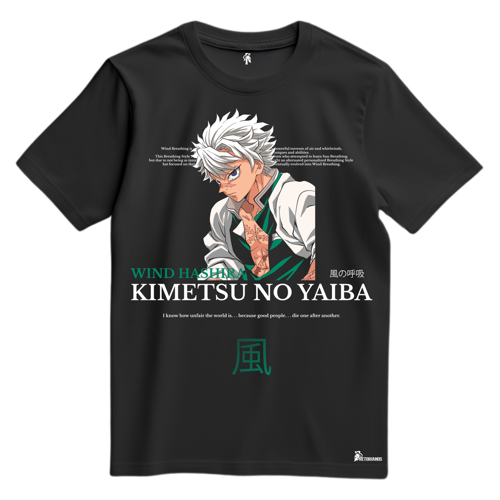 Playera Sanemi Pilar del Viento - Kimetsu No Yaiba
