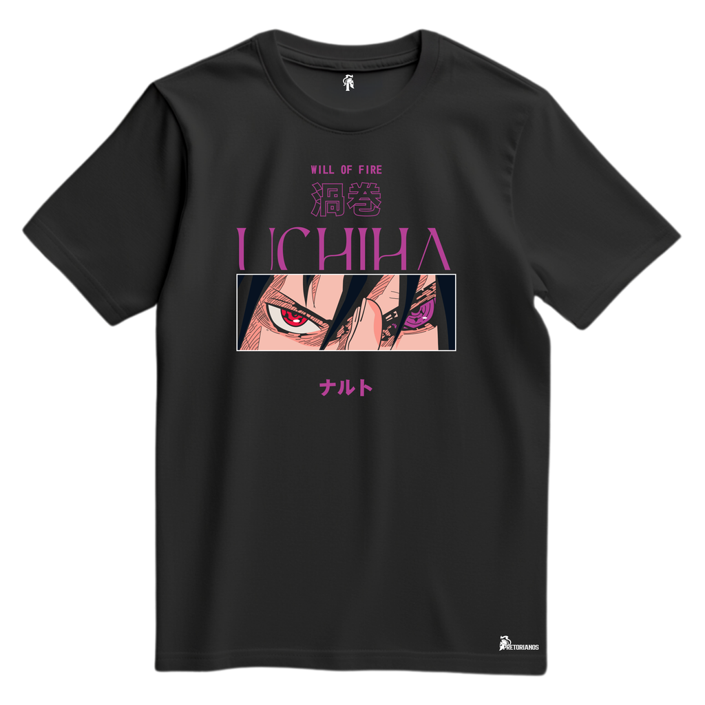 Playera Sasuke Frente y Espalda