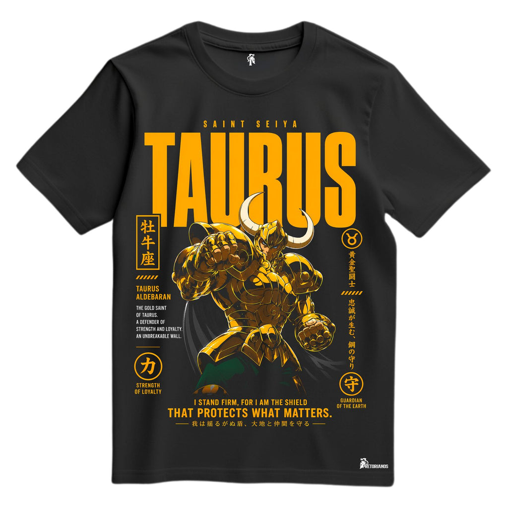 Playera Caballero de Oro Taurus - Caballeros del Zodiaco