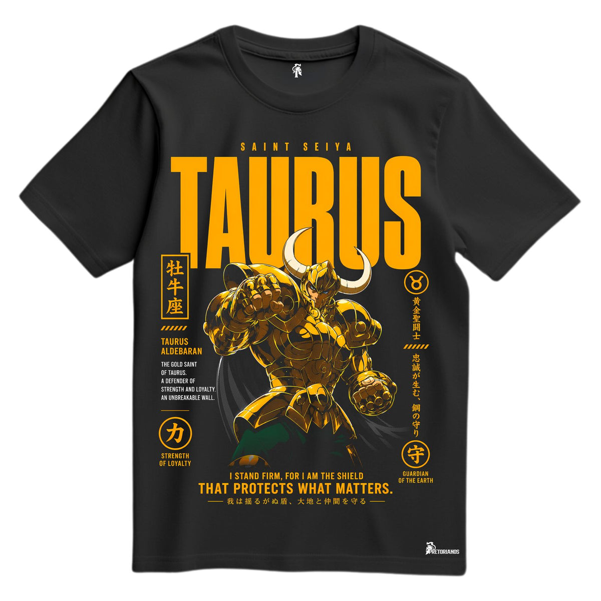Playera Caballero de Oro Taurus - Caballeros del Zodiaco