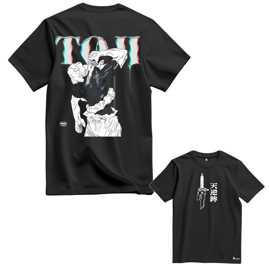 Playera Toji Frente y Espalda - Jujutsu Kaisen