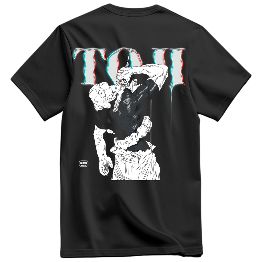 Playera Toji Frente y Espalda - Jujutsu Kaisen