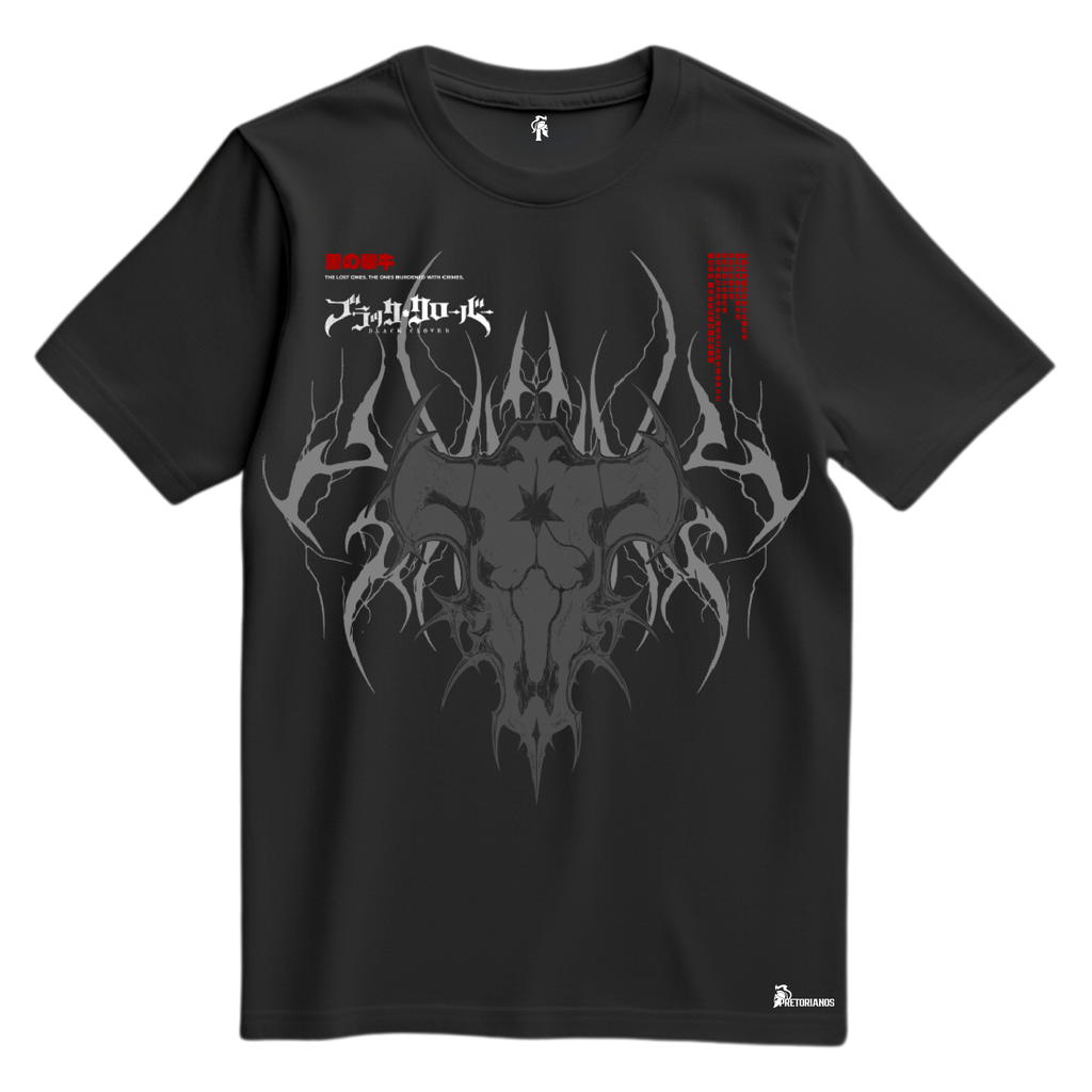 Playera Toros Negros - Black Clover