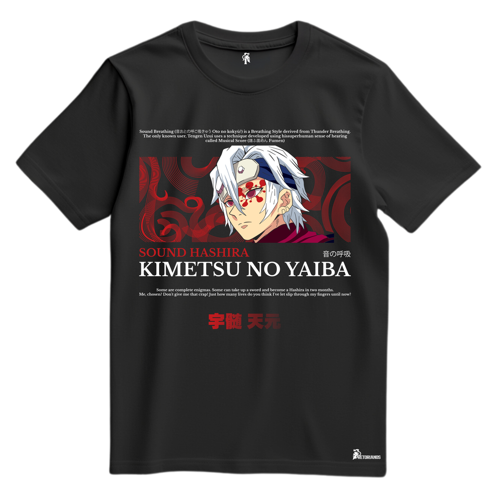 Playera Uzio Pilar del Sonido - Kimetsu No Yaiba