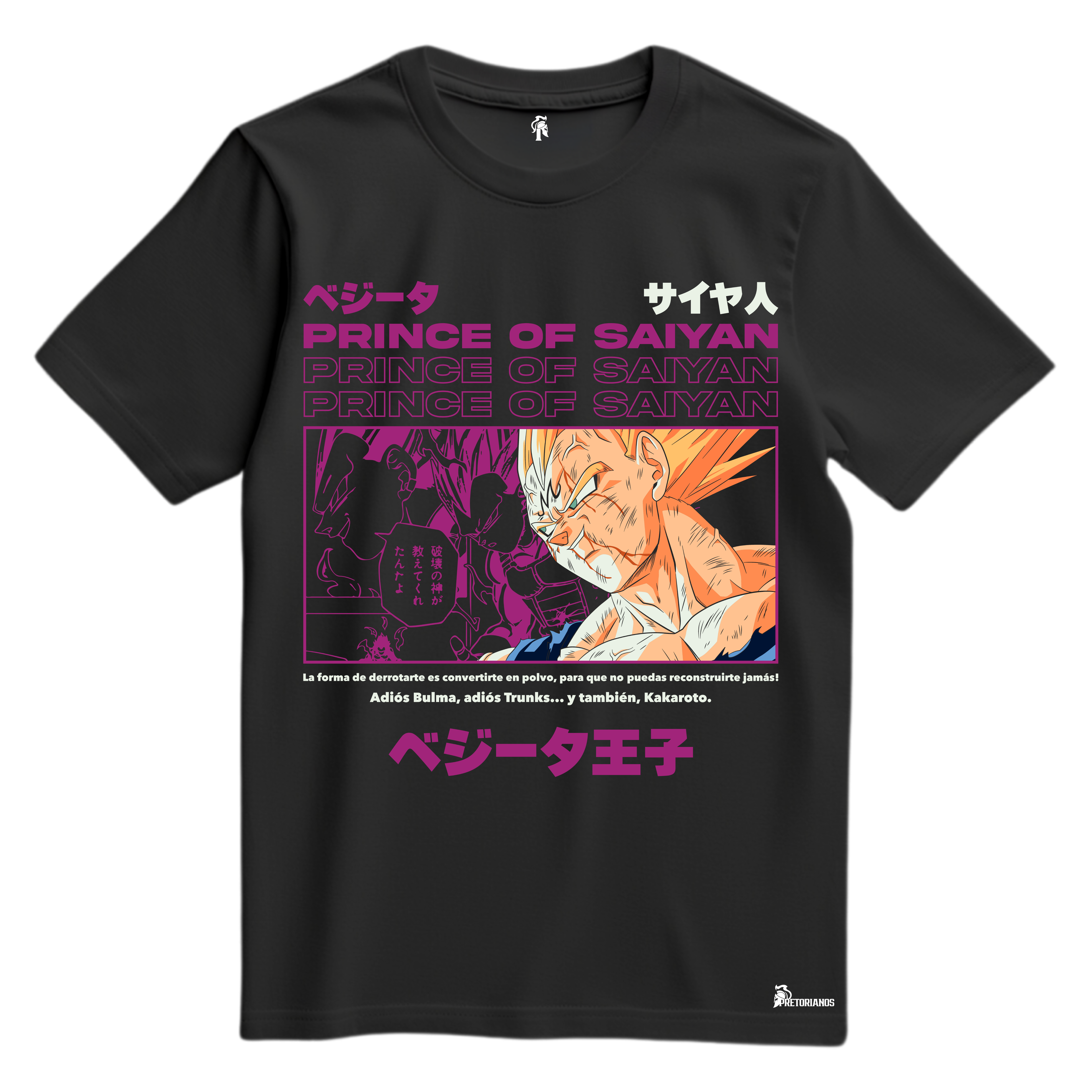 Playera Vegeta Majin