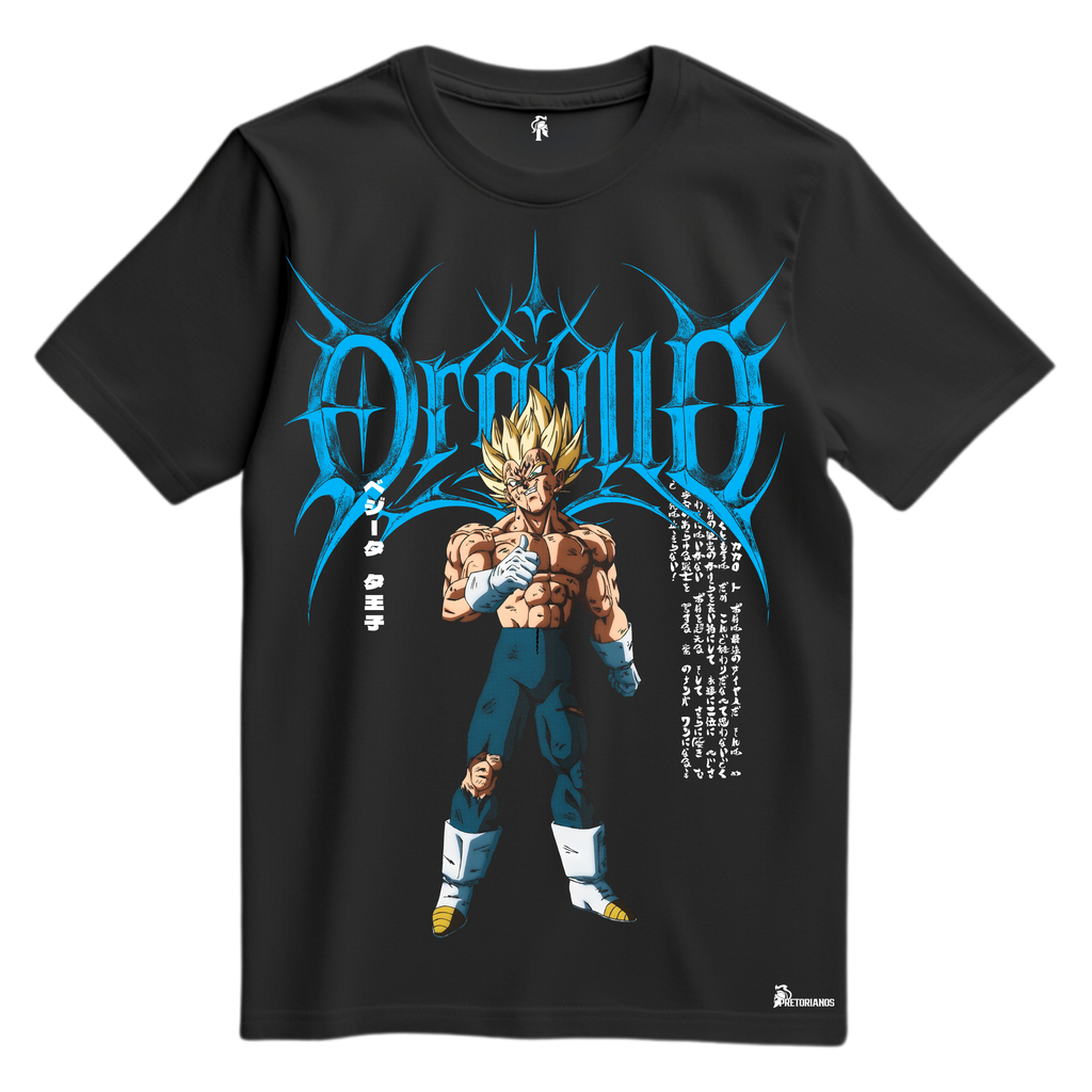Playera Vegeta Majin Frente y Espalda Vol 2 - Dragon Ball Z