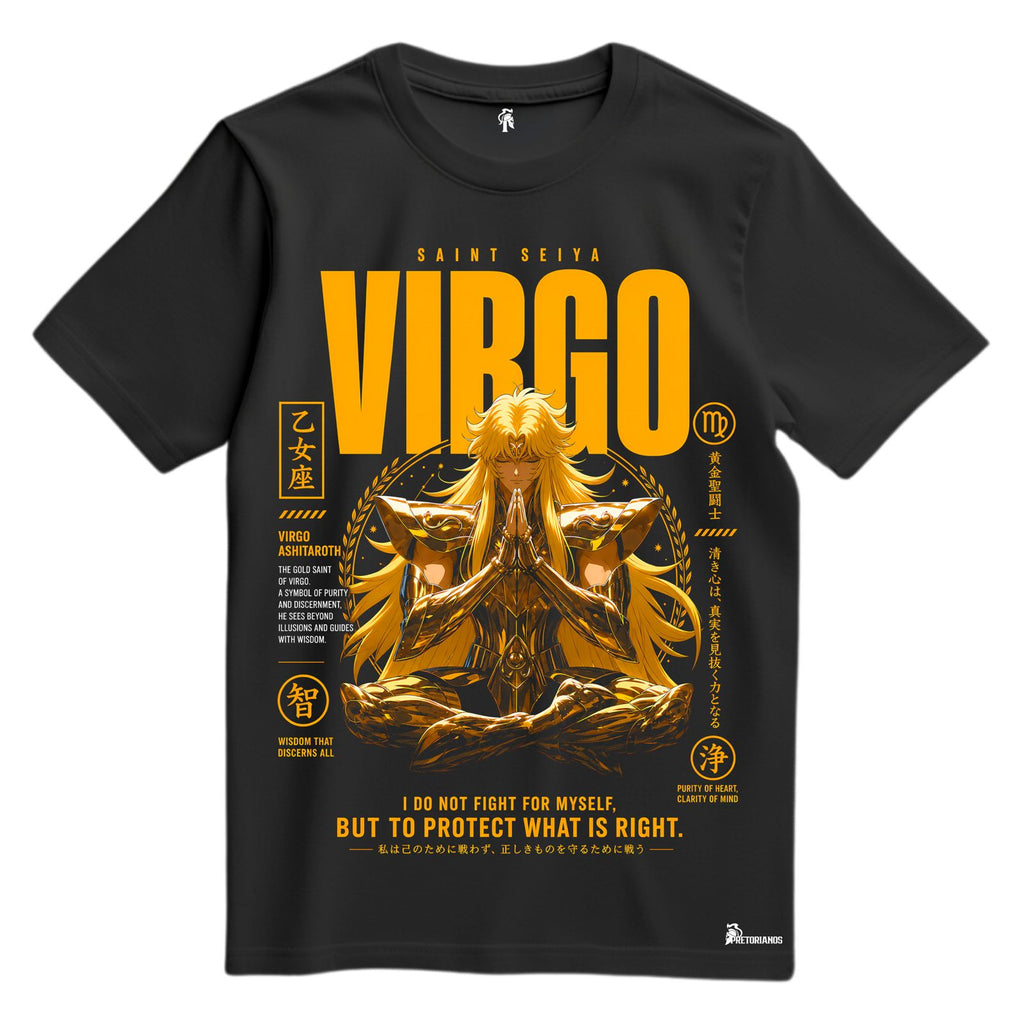 Playera Caballero de Oro Virgo - Caballeros del Zodiaco