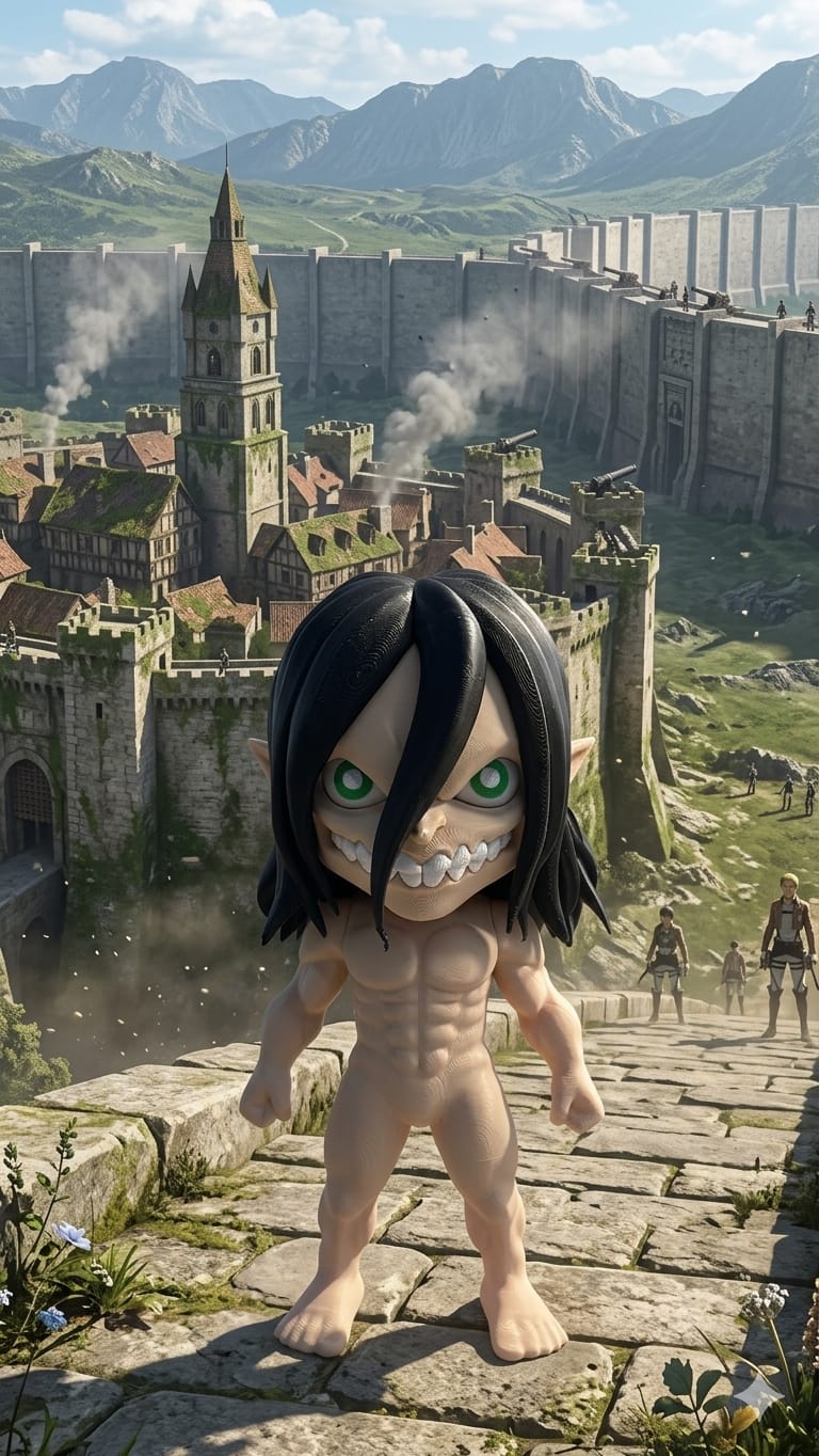 Figura Eren Titan 25 cm