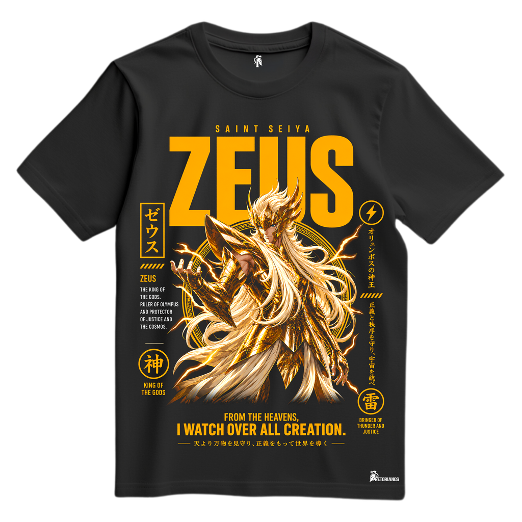 Playera Dios Zeus - Caballeros del Zodiaco