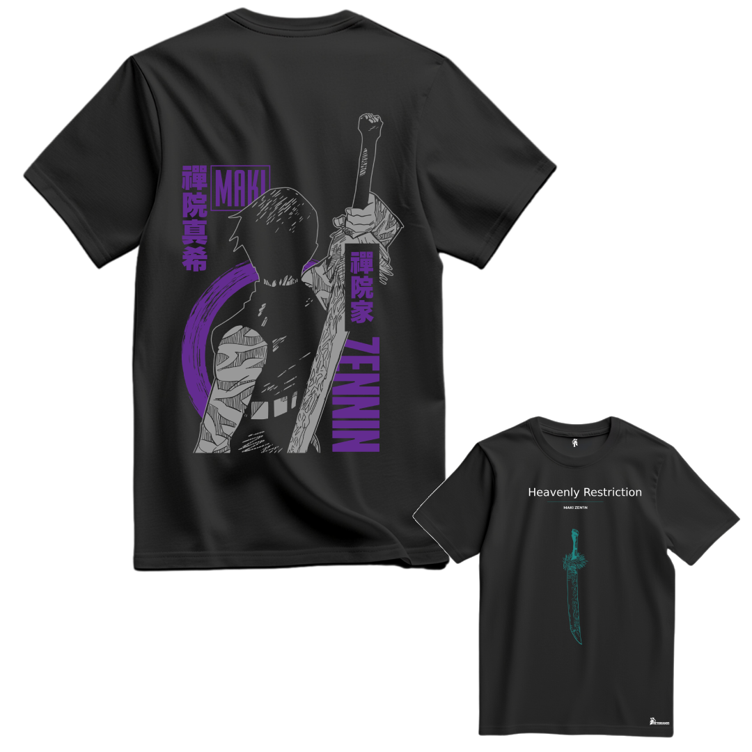 Playera Maki Frontal y Espalda Vol 2